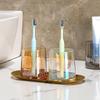 Nordic Luxury Glass Mouthwash Cup Set