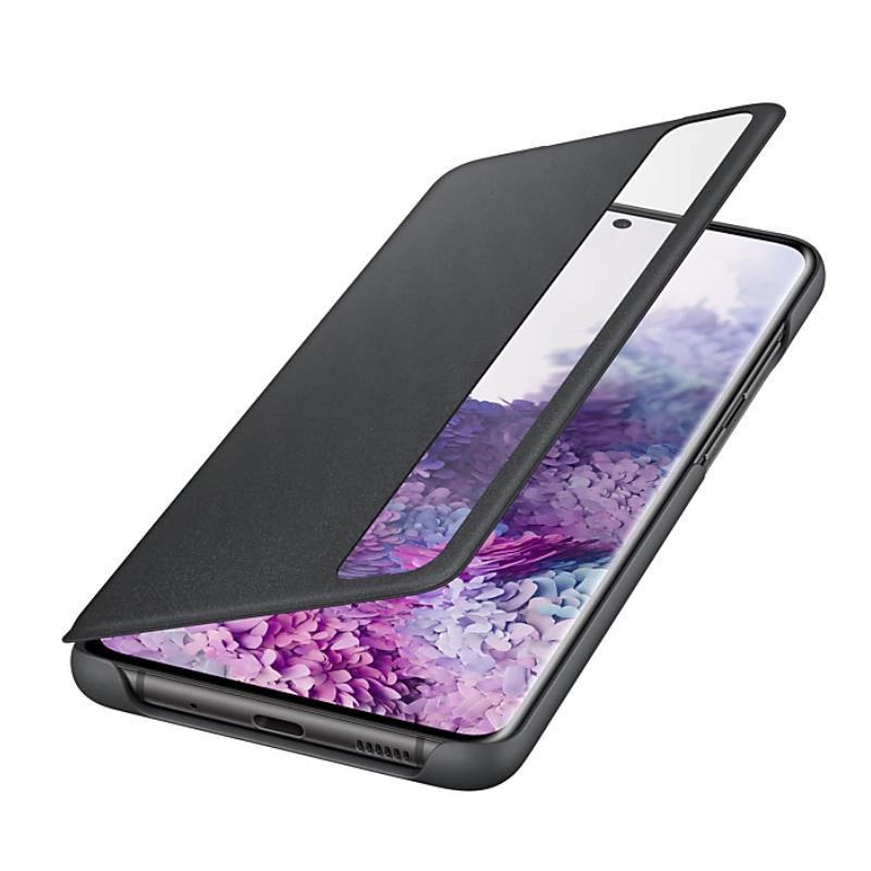 Vertikaler Spiegel Klar Smart View Flip für Samsung Galaxy S20 S20+ S20 Plus Handyhülle