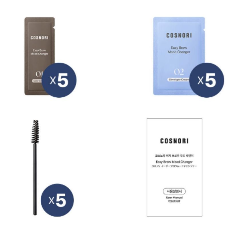 Cosnori Easy Brow Mood Changer [Taupe Nuvola] 5 Usi