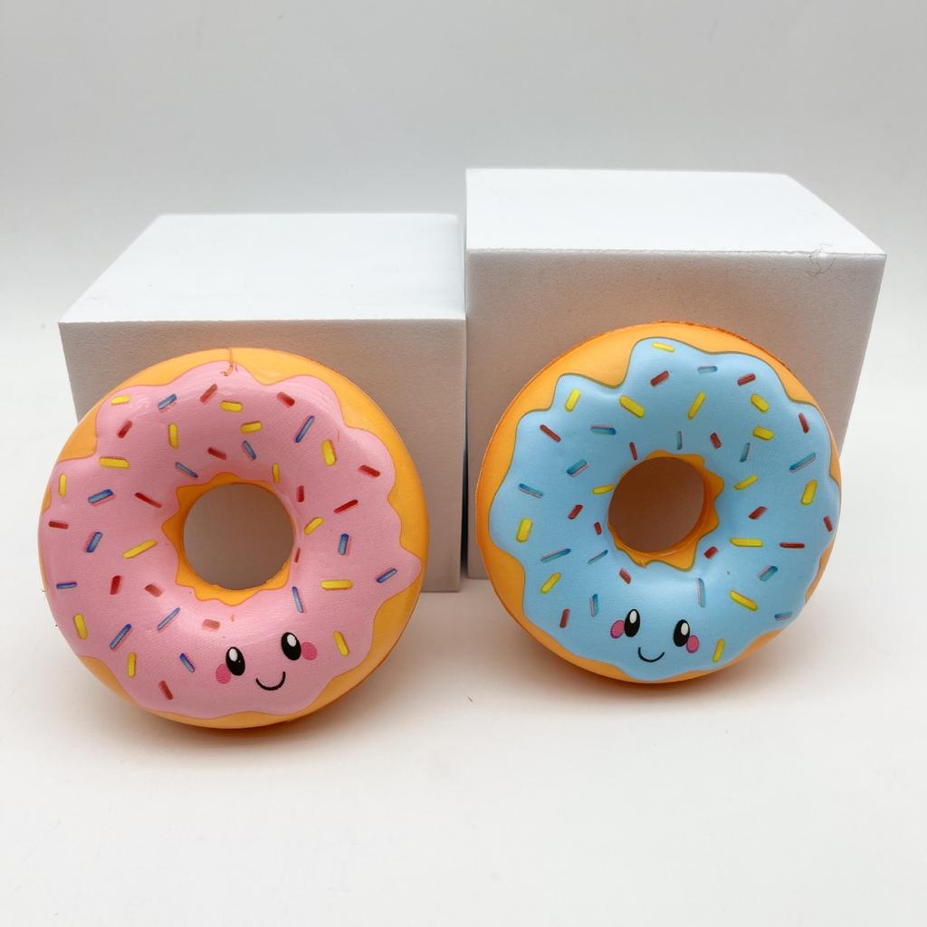 Donut Pu Slow Rebound Food Play Ornaments Pinch Music Foreign Simulation Cake Squishy