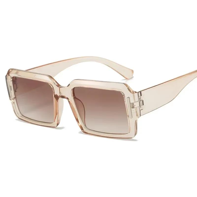 Outdoor Big Frame Square Sunglasses Women Men Colorful Minimalist Sun Glasses Mirror Black Colors Designer Brand Fashion