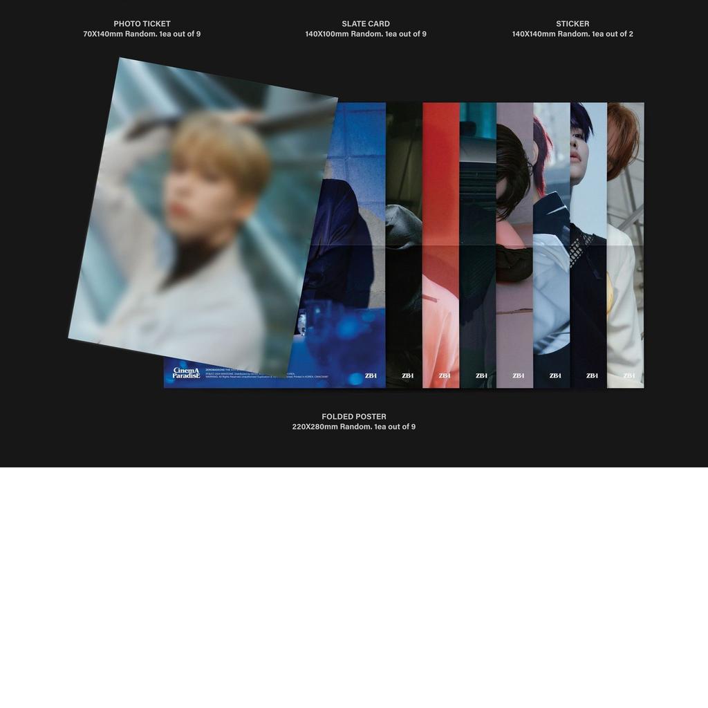 [Ready Stock] Zerobaseone - 4th Mini Album [Cinema Paradise] (Digipack Ver.)
