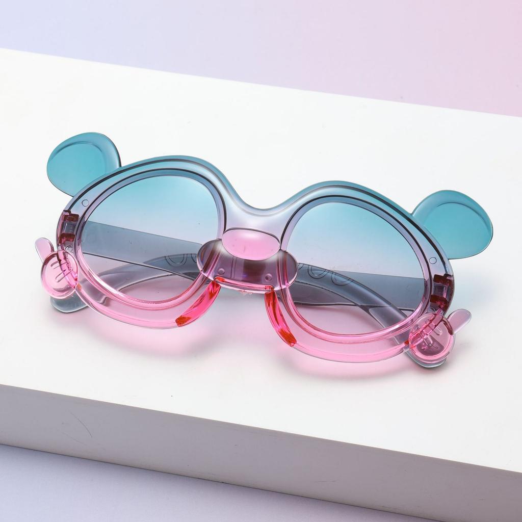 Children'S Sunglasses Mickey Minnie Sunscreen Sunshade Glasses Cute Baby Personality Trend Glasses