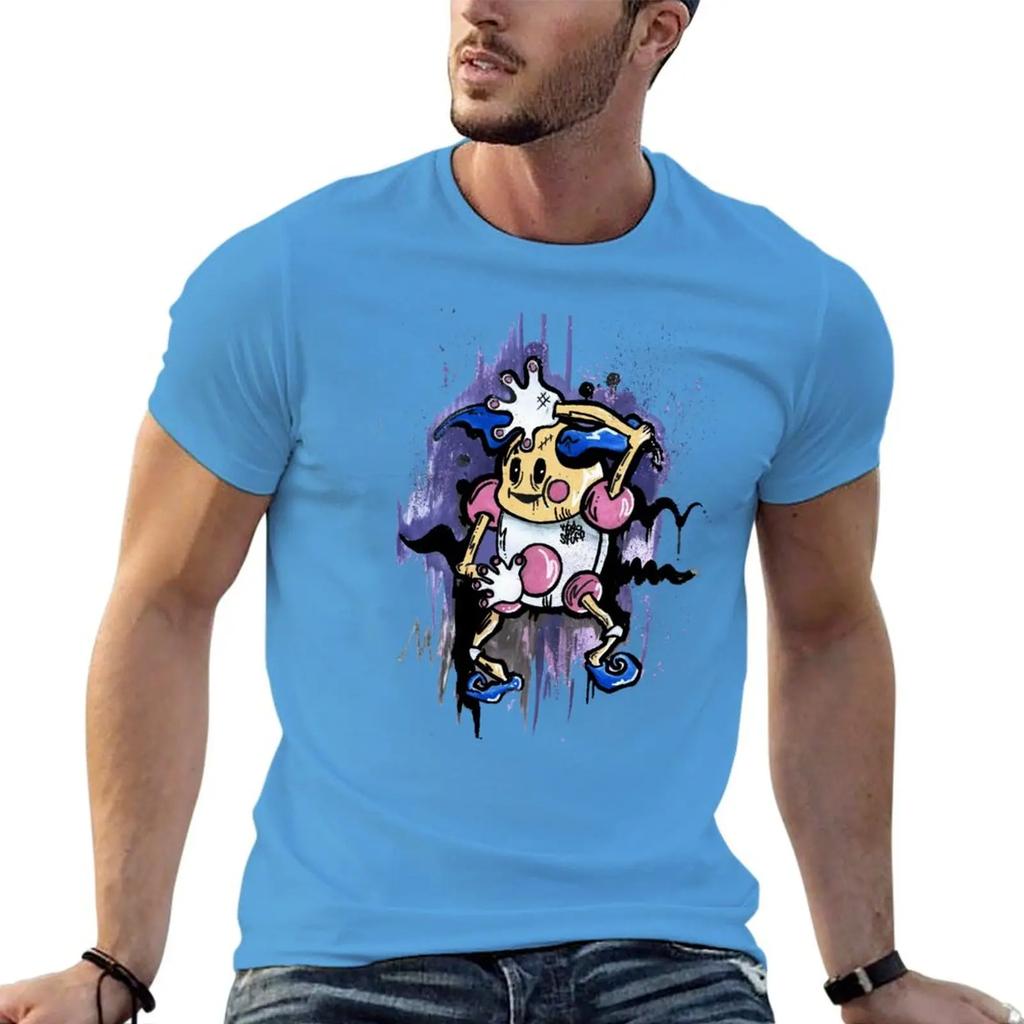 Mr Mime T-shirt customizeds heavyweights summer top boys animal print men graphic t shirts