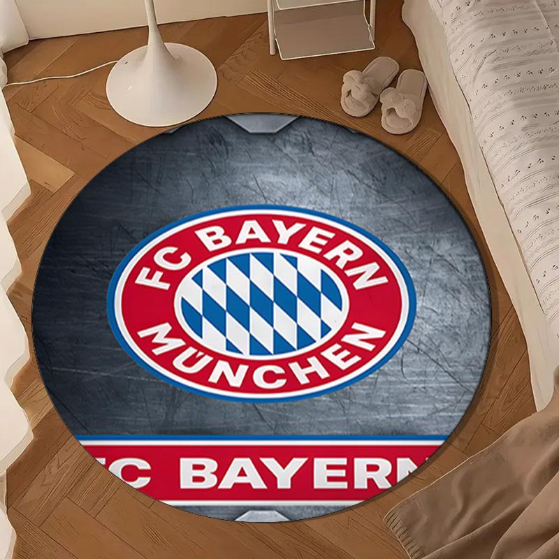 1PC rug Munich FC Crest Round mat Home Decor, Chair rug For livingroom,Bedroom, doormat home decor Birthday Gift Christmas Gifts