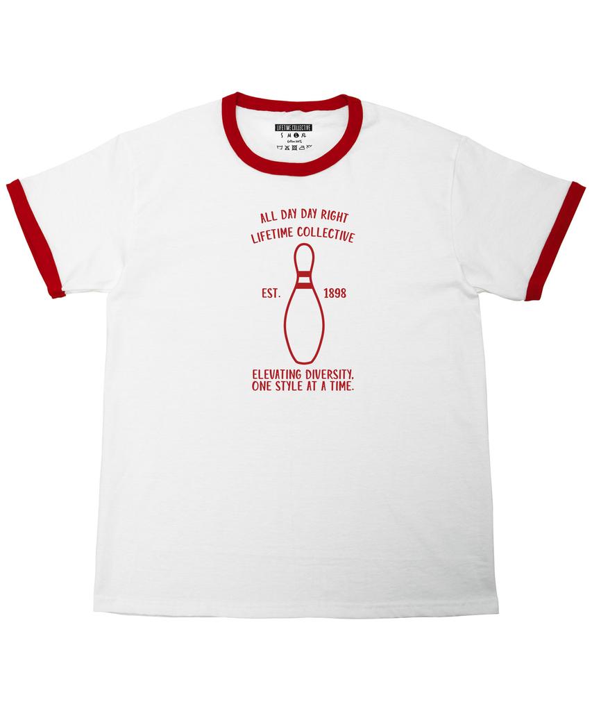 Laipeutaimkollegtibeu Retro Ringer Short Sleeve T-Shirt