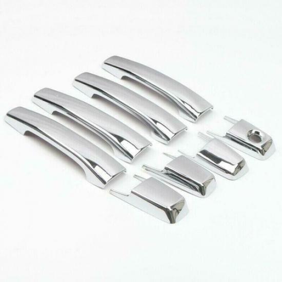 Chrome Exterior Door Handle Cover Trim For Mitsubishi Montero Pajero 2009-2021