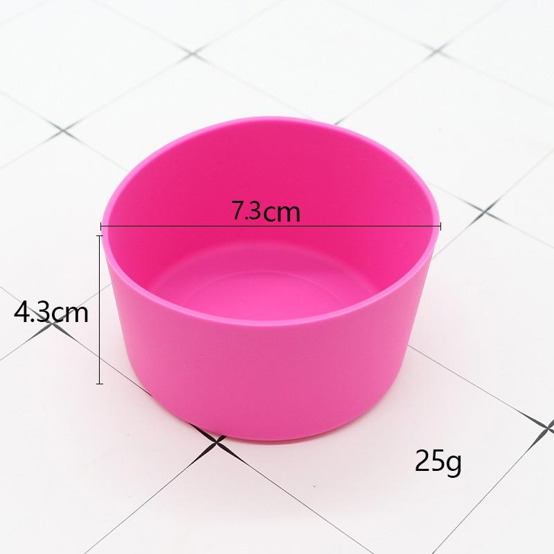 75mm Muti Color Silicone Cup Protection Case Storage Vacuum Bottle Compatitable For Stanley 30/40oz Anti Slip Scratch Resistant