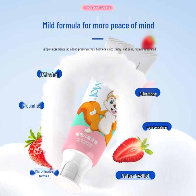 Avec Moi Probiotic Kids Toothpaste with Micro-Fluoride