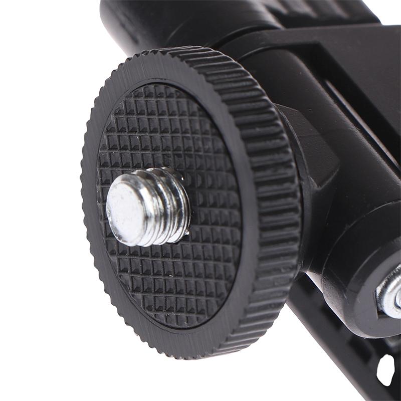 Mini Fill Light Clip Camera Flash Holder With 360 Swivel Ball-Head 1/4 Screw Mount Universal Phone Tripod Tablet Mount Clamp
