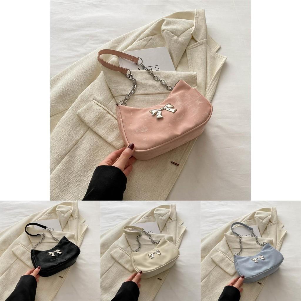 Trendy Korean Style Sweet Bowknot Handheld Bag Ideal For Casual Everyday Use