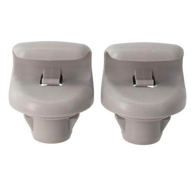 2Pcs Gray Sun Visor Hook Holder Clip Bracket Hanger For Nissan Versa Note Sentra Juke 96409BC402 96409EA00A 96409CG000 Car Acces
