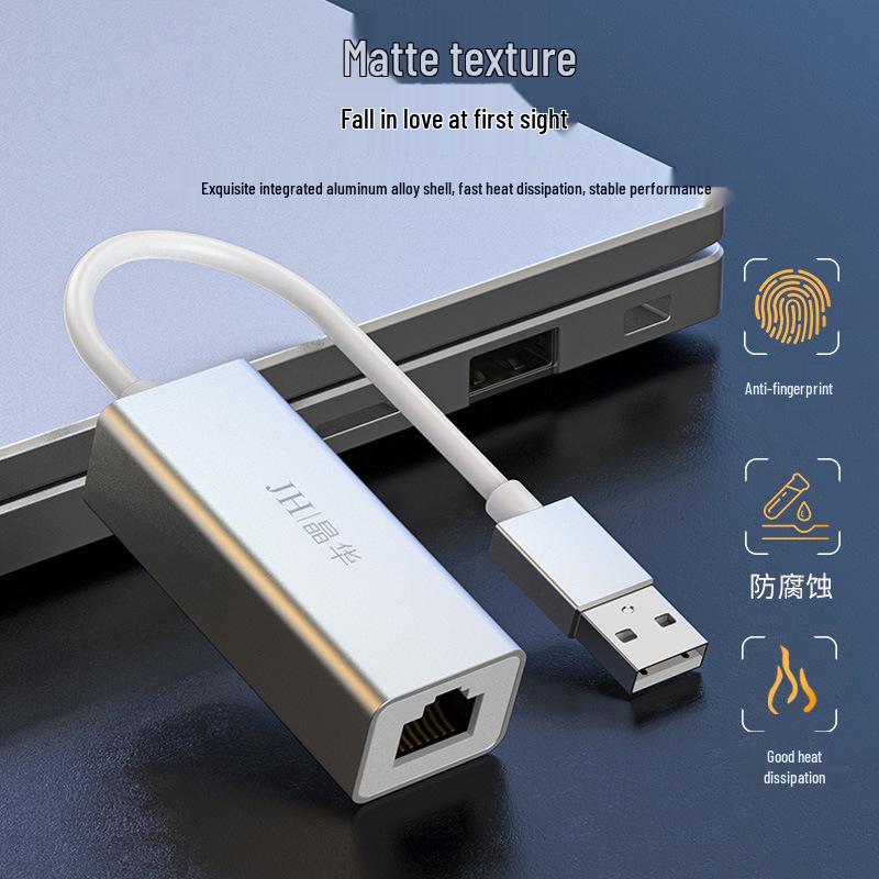 Type-C to Ethernet Adapter, 100M/1G Network Converter