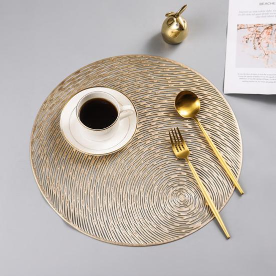 Round Anti-slip Hollow Bowl Pad Placemat Coffee Tea Cup Mat Dinner Table Decor