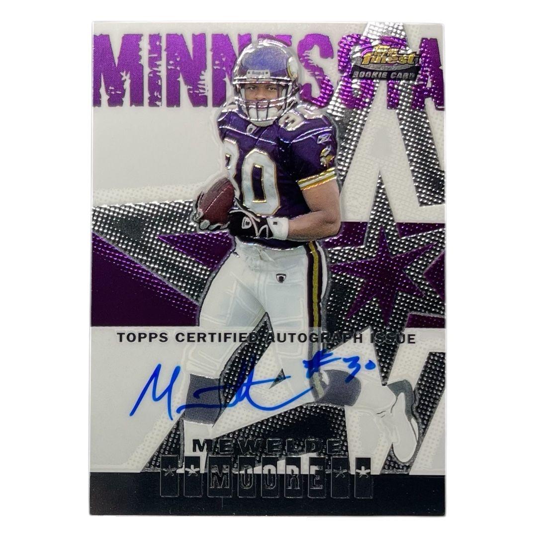 Used TOPPS NFL Card FINEST MEWELDE MOORE MINNESOTA VIKINGS /999 #114 Free Shipping Used IT2