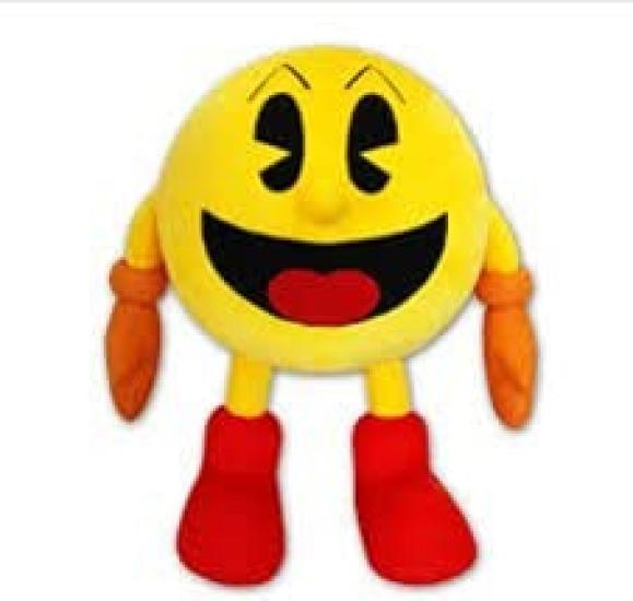 Pac-Man Standing Pose BIG Plush Toy