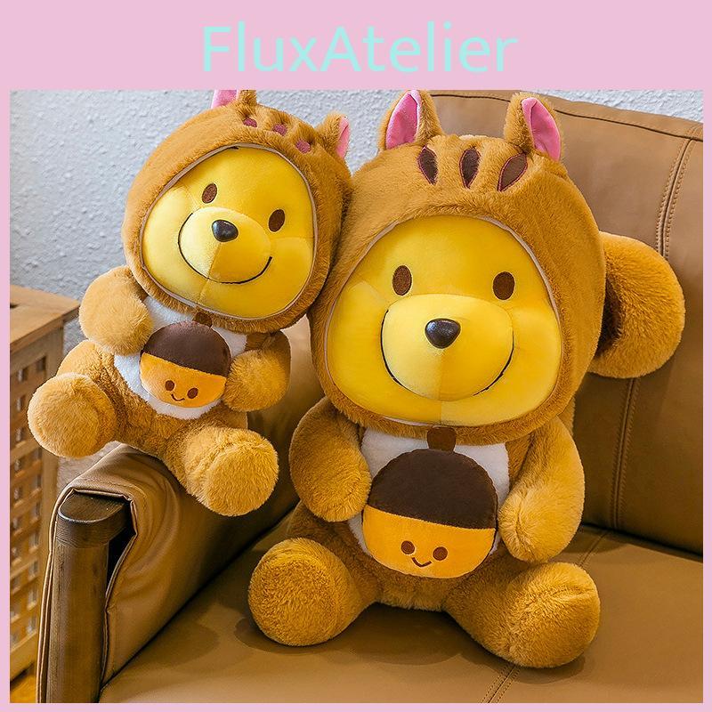 Plush Squirrel Winnie The Pooh Stuffed Animal With Pp Cotton Filling For Kids Playroom Decor
