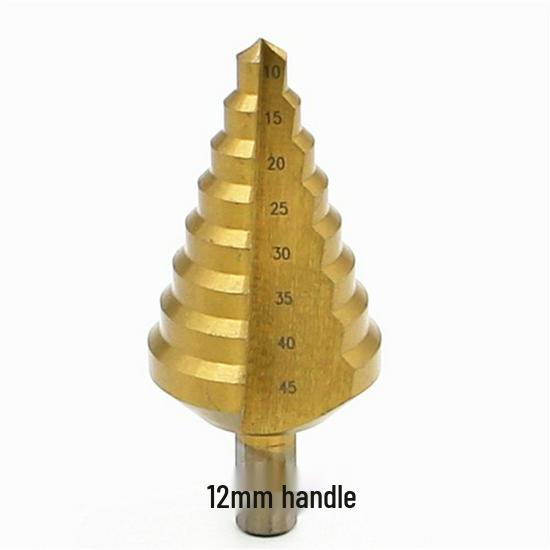 4-45mm Multifunctional Step Drill Bit: Pagoda Cone Reamer & Aluminum Film Hole Puncher