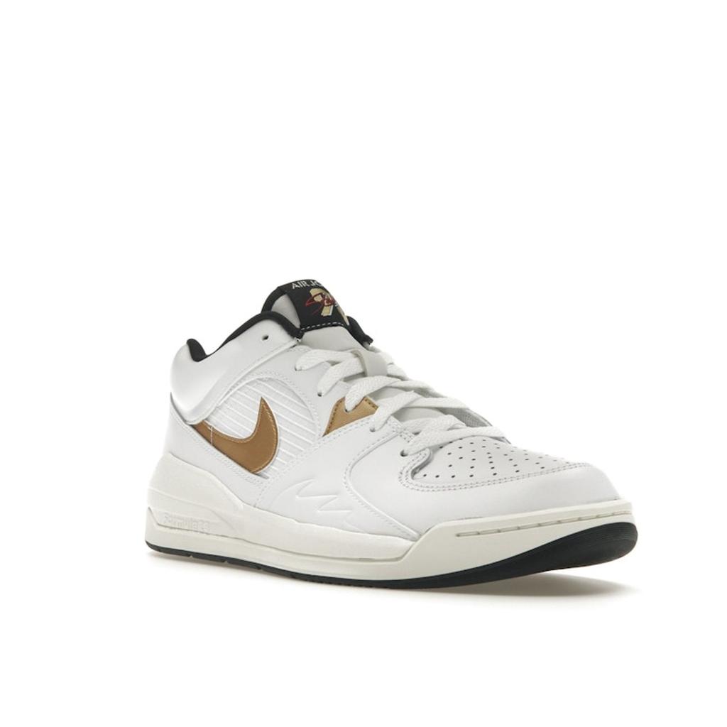 Air Jordan Stadium 90 White Metallic Gold Men Sneakers Black Sail DX4397-170