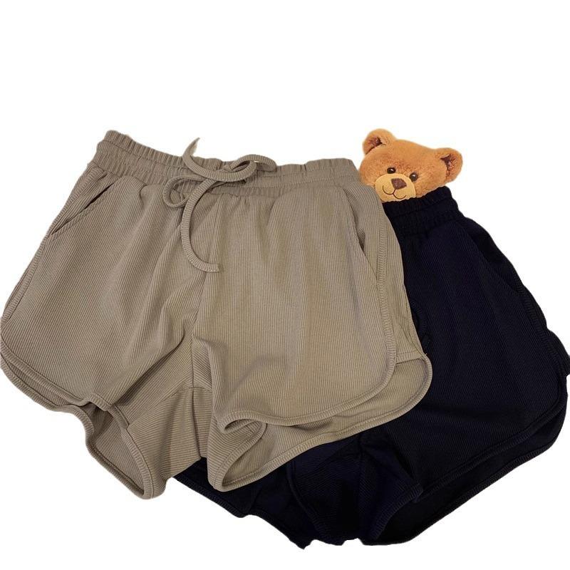 Casual Sports Ice Silk Shorts Women's Summer Thin Loose and Thin Three Points Wide Leg Pants Cover Meat and Thin