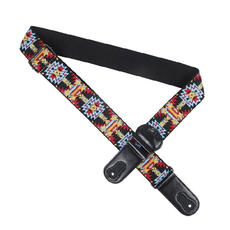 Electric Guitar Strap Adjustable PU Leather Ends Strap Acoustic Guitar Strap