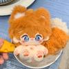 10Cm Tartaglia Plush Doll Genshin Impact Game Cosplay Animal Ear Tail Body Dango Pendant Keychain Dolls Toy For Kids Xmas Gift