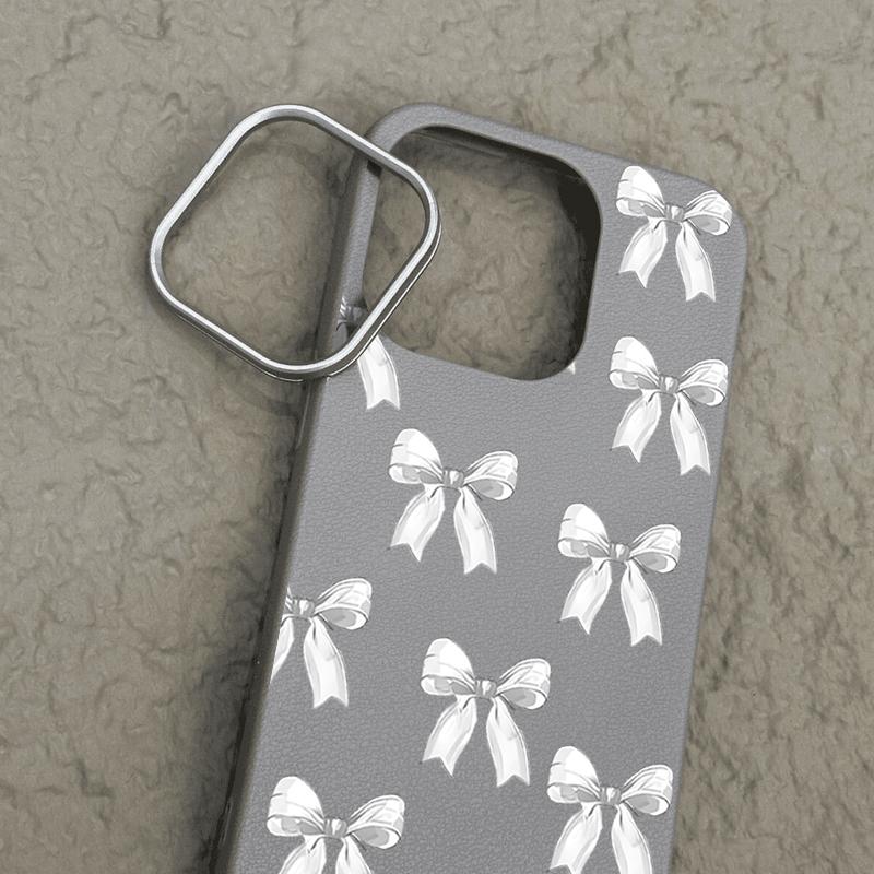 IPhone 16 Pro Max 15 Plus 14 Pro 13 12 11 için Fiyonk Baskılı Mat TPU Deri Dokulu Kılıf Düz Renk İnce Darbeye Dayanıklı Yumuşak Telefon Kılıfı