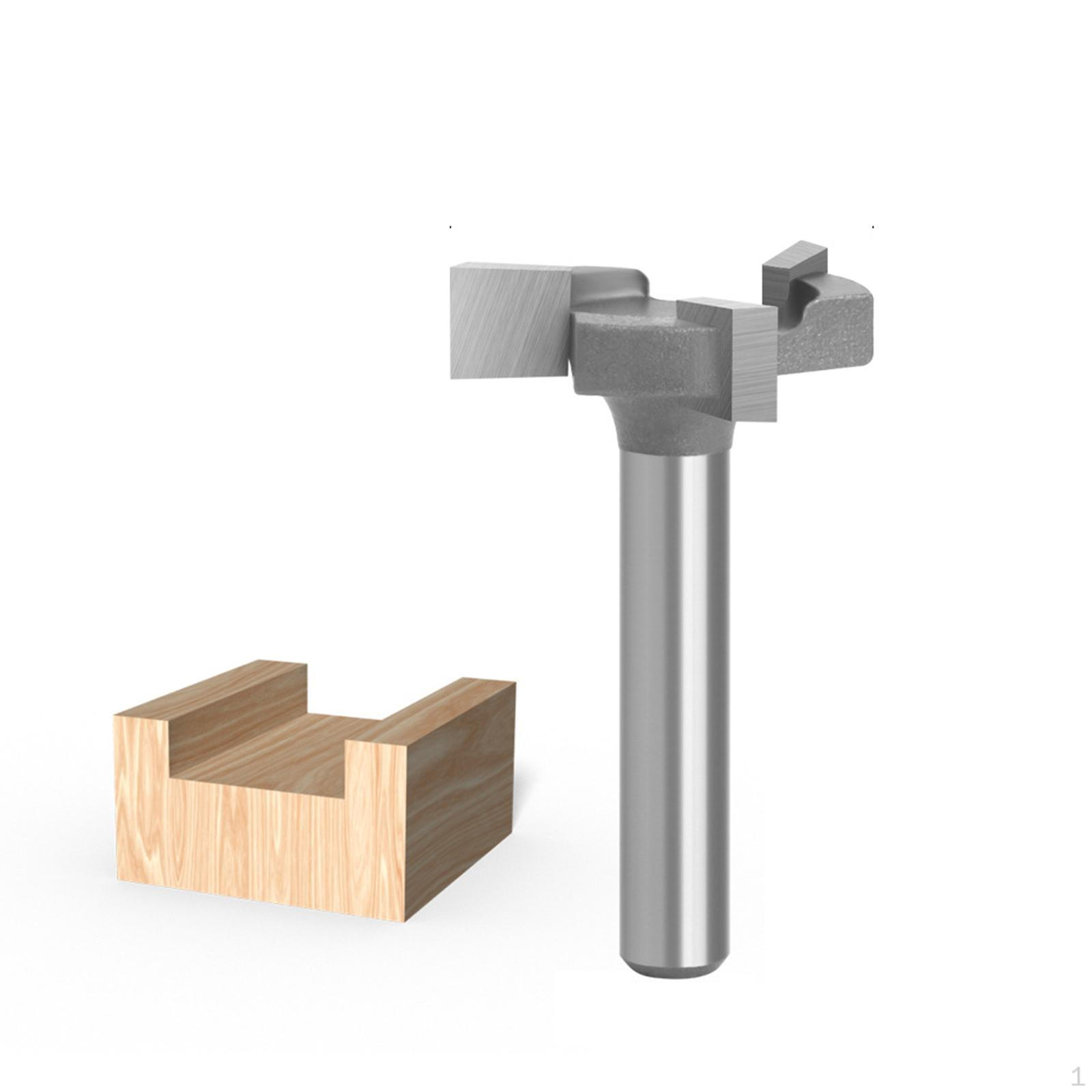 

Spoilboard Surfacing Router Bits Carbide Slab Flattening Bit Practical Sturdy Planing for 6mm