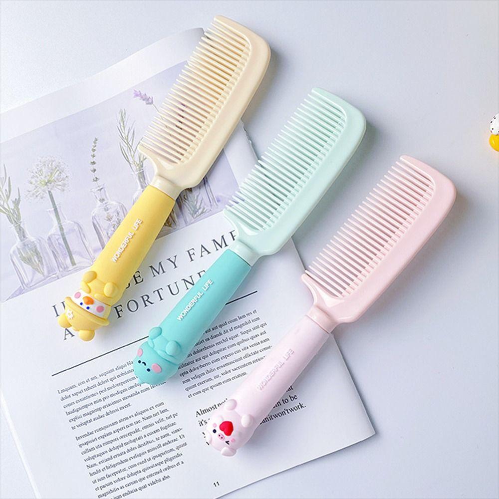 

Cartoon Massage Comb Smooth Straight Hair Comb Portable Hairdressing Comb Girls 01