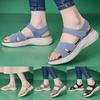 Sandalias Deportivas Casuales de Suela Gruesa para Mujer Zapato de Playa Sencillo y Ligero Estilo Deportivo Zapatos para Playa de Vacaciones para Mujer