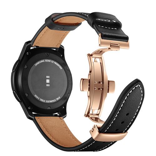 Italy Leather Strap For Samsung Galaxy Watch 3 45mm/46mm Gear S3 Frontier Belt Bracelet Huawei gt-2-2e-Pro 46 Mm 22mm Watch Band