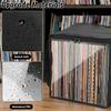 1/2/4 Stück Schallplatten-Aufbewahrungsbox Große Kapazität Klare Album-Aufbewahrungskiste mit Deckel und Griff Heimschrank Mehrzweck-Organizer