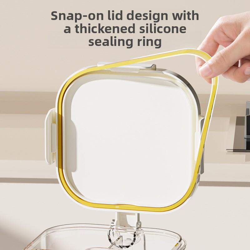 Seasoning box kitchen household seasoning bottle jar four-compartment large-capacity salt seasoning jar storage box