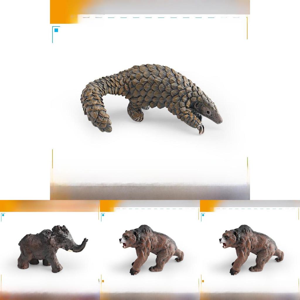 Bären Kinder Wildtier Sammlung PVC Figuren mit realistischem Design zum Lernen und Dekorieren