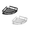 3 Pieces of Adhesive Shower Rack Made of Aluminum Alloy Without Drilling, Shower Room, Bathroom Corner Storage Rack