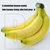 Artificial Banana Simulation Banana Fruit Model for Home Kitchen Wedding Table Decoration Basket Display Photography