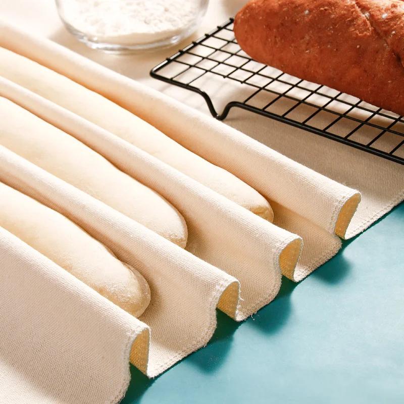 Gefermenteerd Doekdeeg Bakkerspannen Bakkersdeeg Couche 100% Puur Katoen Gebak Rijsdoek Bakken Frans Brood Baguettes Broden