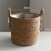 Oversized Straw Pot Extra Large Potted Plant Green Plant Flower Basket Plant Basket Woven Floor-to-Floor Indoor Bonsai