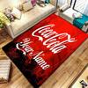 Coca Cola Rainbow Custom Name Carpet Rug For Living Room Bedroom Home Sofa Decoration Kids Play Nonslip Floor Mat