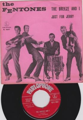 7inch Record FENTONES  The Breeze And I  Just For Jerry 45R4937 Parlophone 1962 Belgium Rock Used