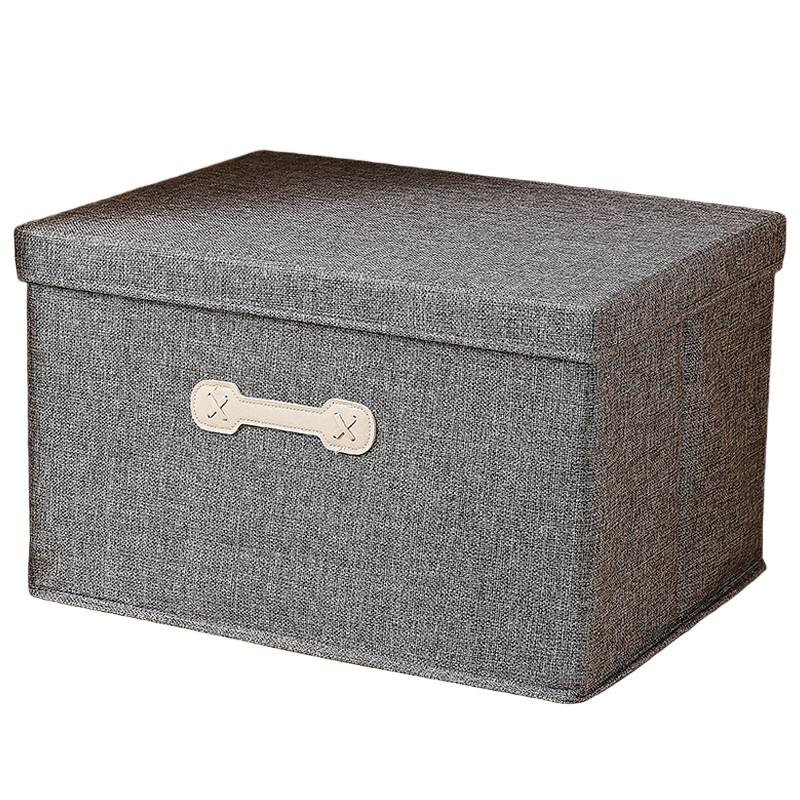 Förvaringslåda för sängkläder i Oxford-tyg med handtag för användning i garderoben