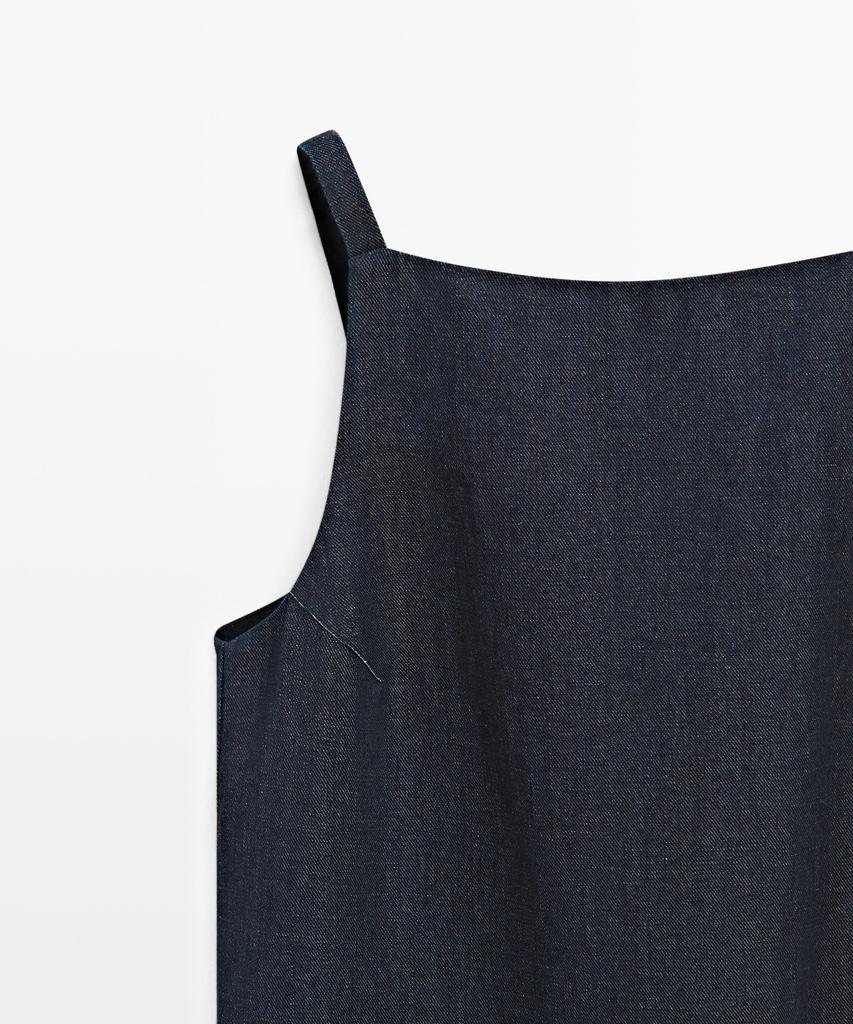 Masimodutti Denim Mini Dress