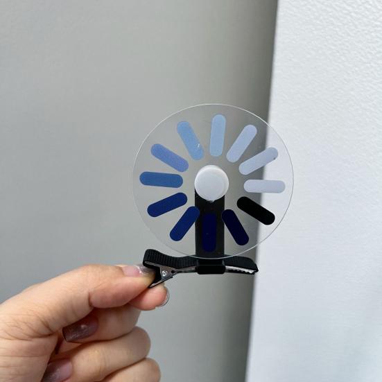 Loading Icon Hairpin Spin-Load Design Hair Hoop Elastic School Uniform Headband Party Hair Accessory