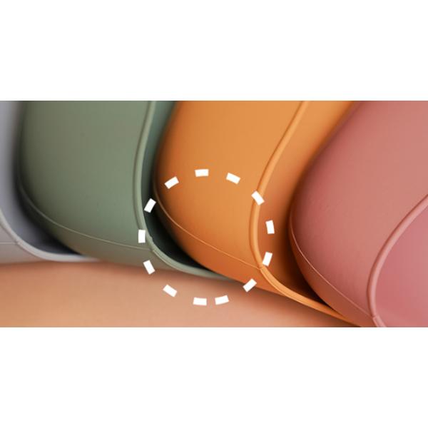 Lalabee Silikon-Lätzchen 2-tlg. Set, Rot, Lavendel, 1 Set