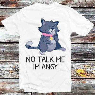 No Talk Me Im Angry Tom Cat T Shirt B973