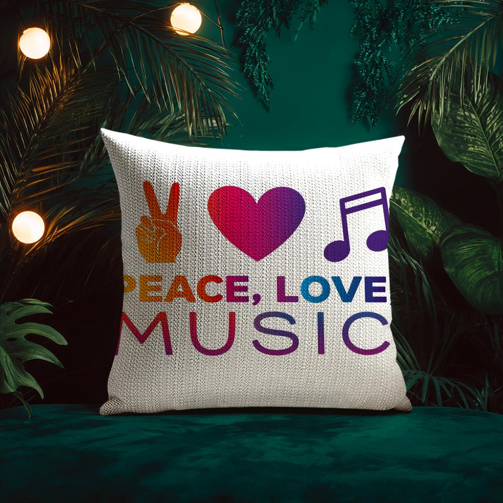 

Retro American Style Letter Printing Cushion Cover Silky elegant Comfort Sofa Bed Invisible zipper Beach pillowcase 30x30 cm