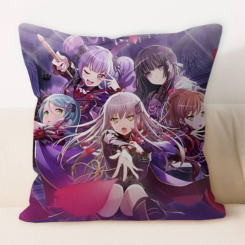 R-Roselia Anime Dekorative Raumästhetik Kissenbezug Heimdeko Schlafzimmer Sofa Bett Couch Kissenbezug 45x45