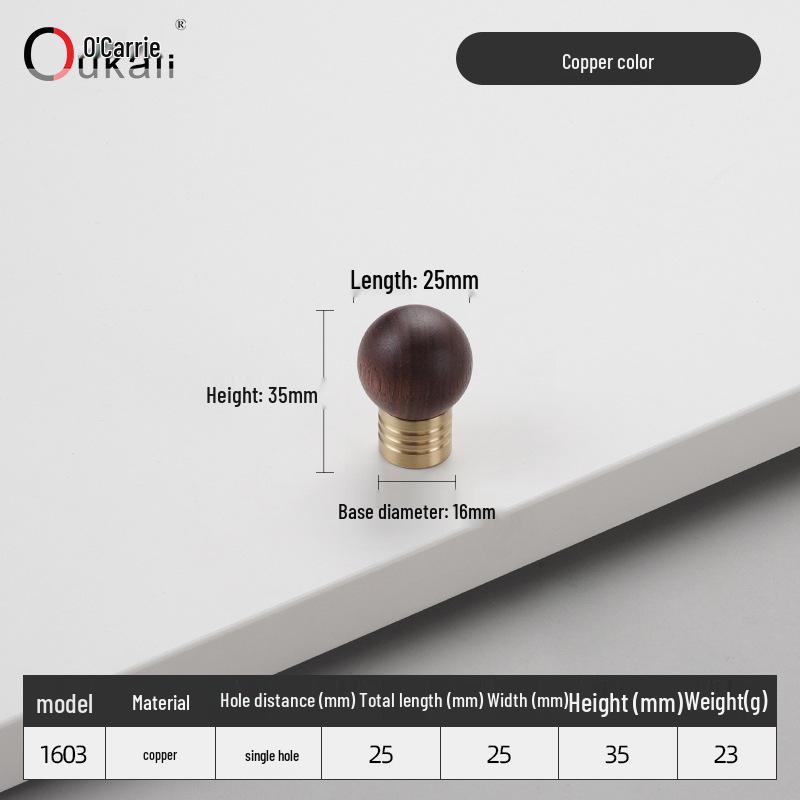 Colorful Ceramic Knob for Cabinets & Drawers - Round, Single Hole Design