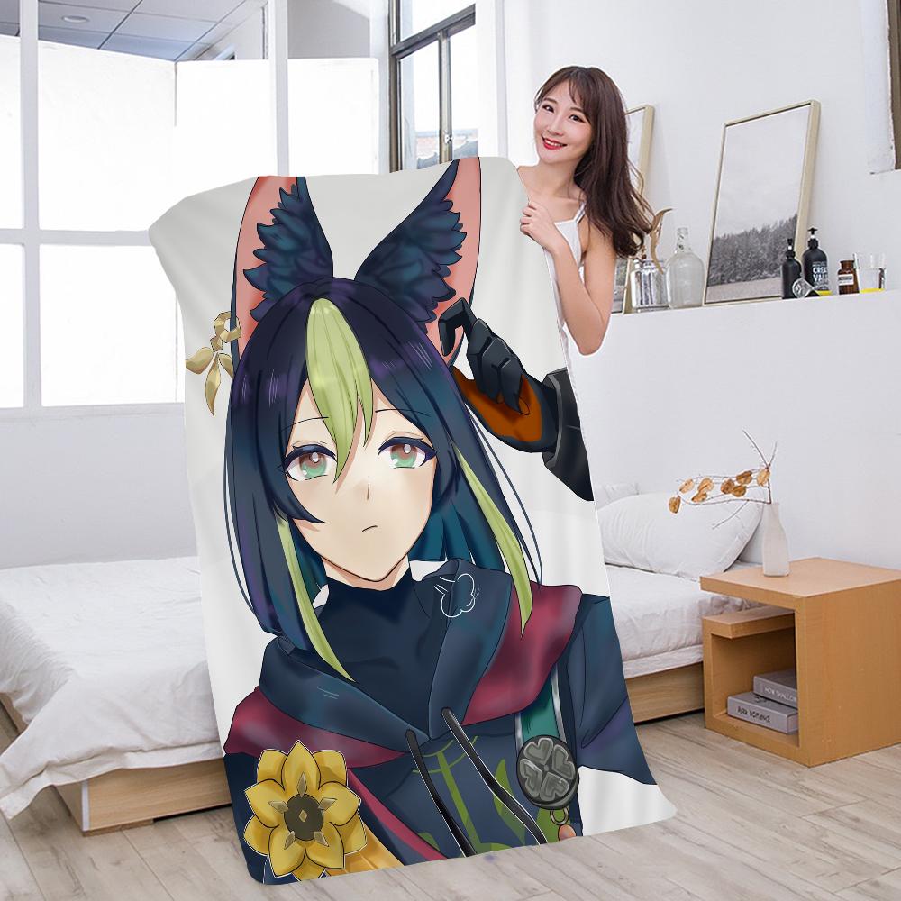 

Tighnari Genshin Impact Beach Towel Cartoon Cute Summer Kids Large Bath Pool Beach Towel Microfiber for Swimming Travel W40*H60(CM)