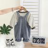 Kids Casual Long-Sleeve Set, Comfortable Daily Wear Outfits